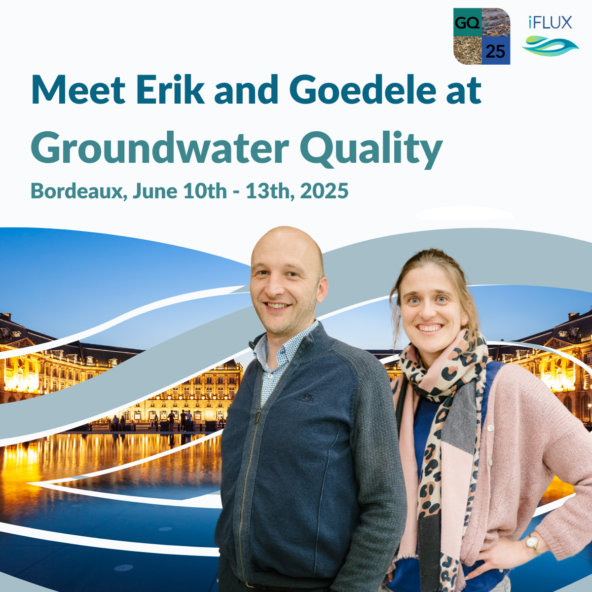 Goedele and Erik at Groundwater Quality